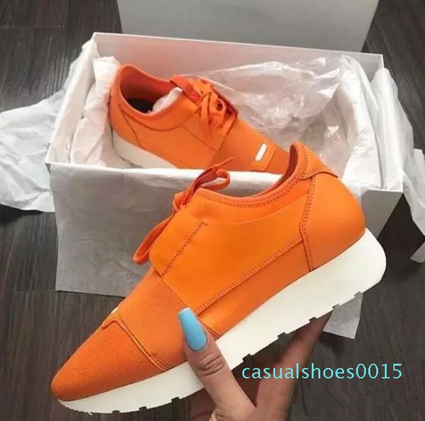 

new 2020 popular designer man woman's fashion low cut lace up breathable mesh sneaker shoe outdoors race runner casual c15, Black