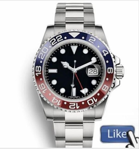 

Luxury GMT Керамическая рамка Мужская механическая нержавеющая сталь Автоматическое