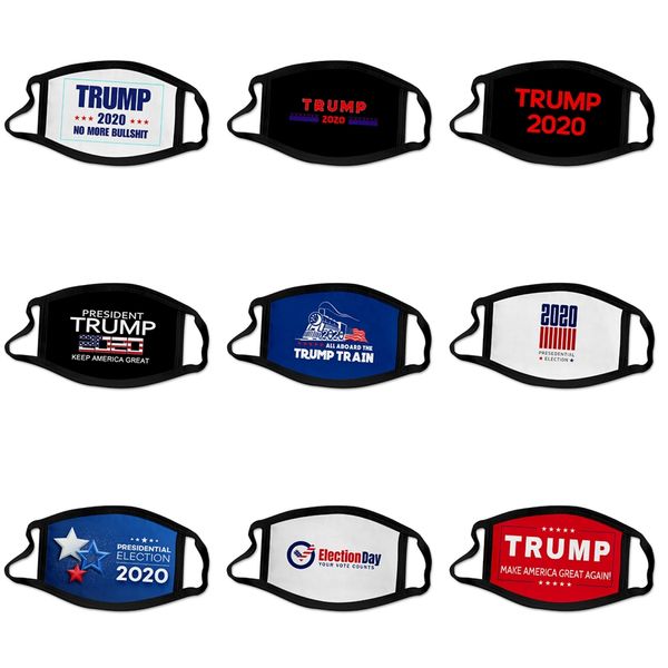 

designer trump face mask earloop mouth mask with breathing valve adjustable reusable masks soft breathable anti dust protective #695, Black