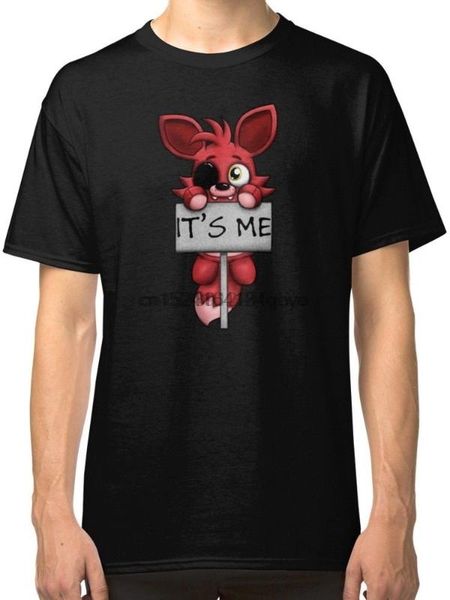 

fnaf плюшевые foxy mens t-shirt тис одежда, White;black
