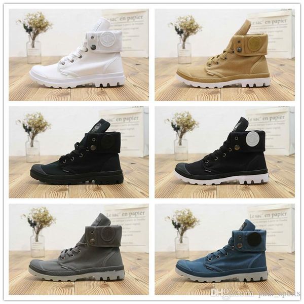 

отворот новый palladium baggy 2019 мужчины женщины дизайнерские женские сапоги на открытом воздухе работы высокого качества мужская женская