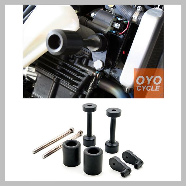 

no cut frame slider pad for 2008-2013 ninja 250 250r ex250 2009 2010 2011 2012 crash falling protection motorcycle part