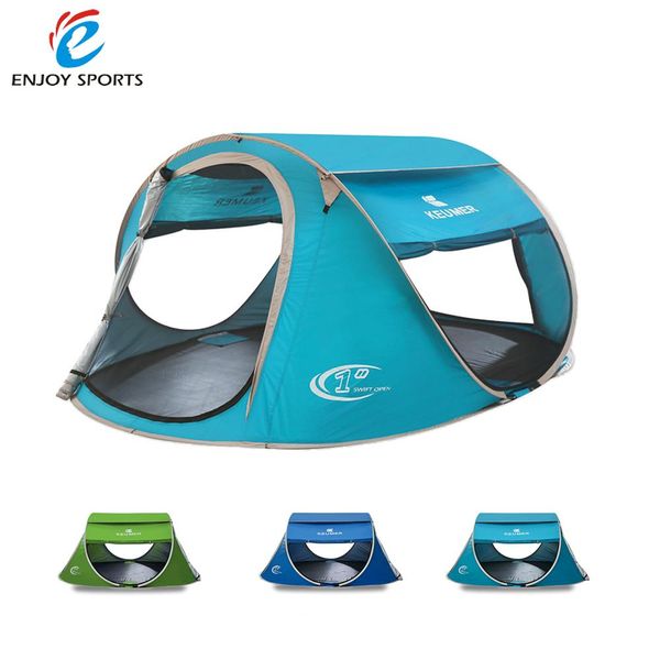 

keumer beach tent up open 240 * 180 * 100cm camping tent large automatic instant setup foldable travelling beach shelter