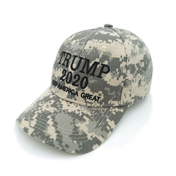 

us election 2020 trump hat camouflage sports baseball cap keep america great hats women men embroidery letter camo snapback d22602, Yellow