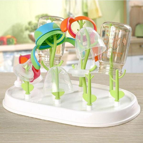 

Household Baby Milk Bottle Drying Rack Drainer Pacifier Feeding Cup Holder