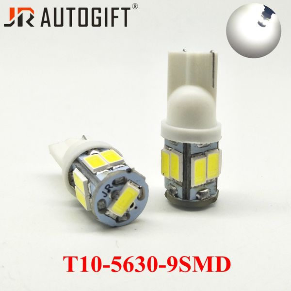 

100pcs 12v 24v car led lamp t10 9smd w5w led light 5630 5730 smd t10 9led clearance bulbs light bulbs car