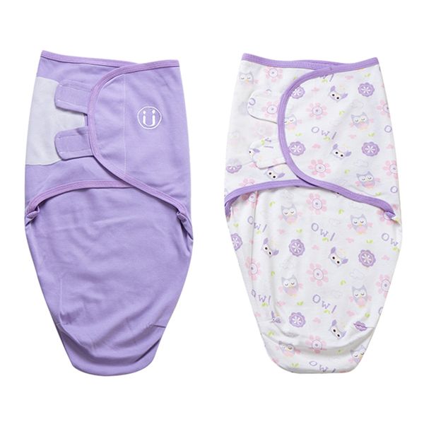 

set of 2 baby newborn swaddle wrap blanket, adjustable receiving swaddling wrap, 0-7 months toddlers christmas gift