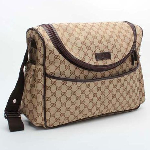 

brand designer women canvas hobo baby diaper shoulder bags brown black pink white lady cross body messenger bags for women