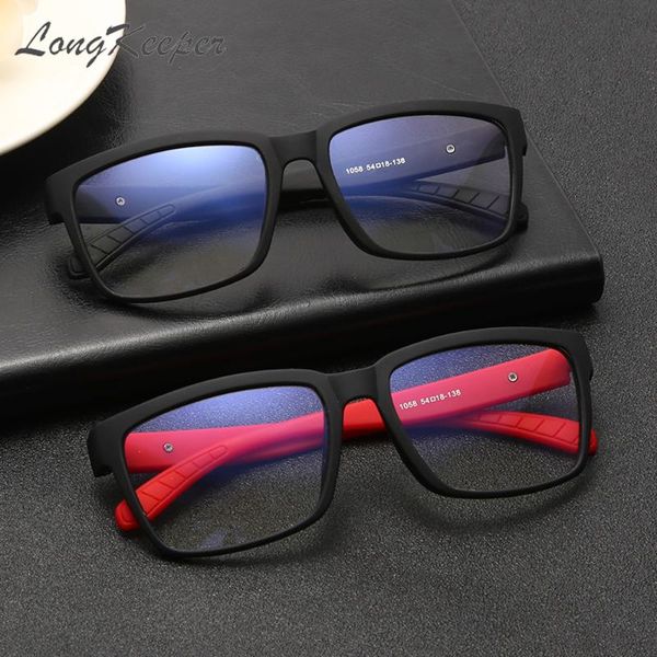 

longkeeper anti blue light glasses men anti-uv blue light blocking women square computer protection gaming eyeglasses eyewear, White;black