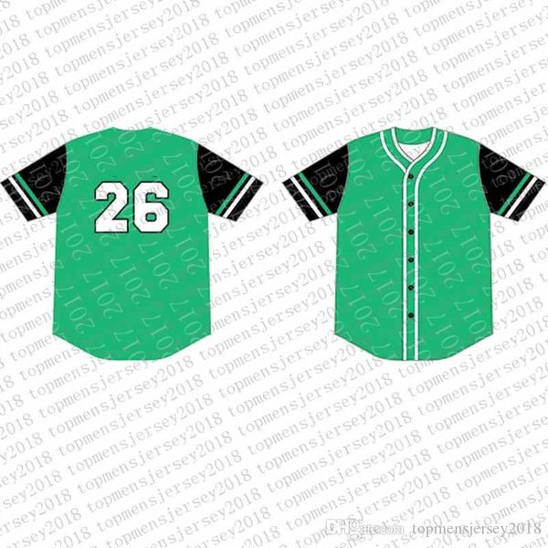

Top Custom Baseball Jerseys Mens Embroidery Logos Jersey Free Shipping Cheap wholesale Any name any number Size M-XXL 90