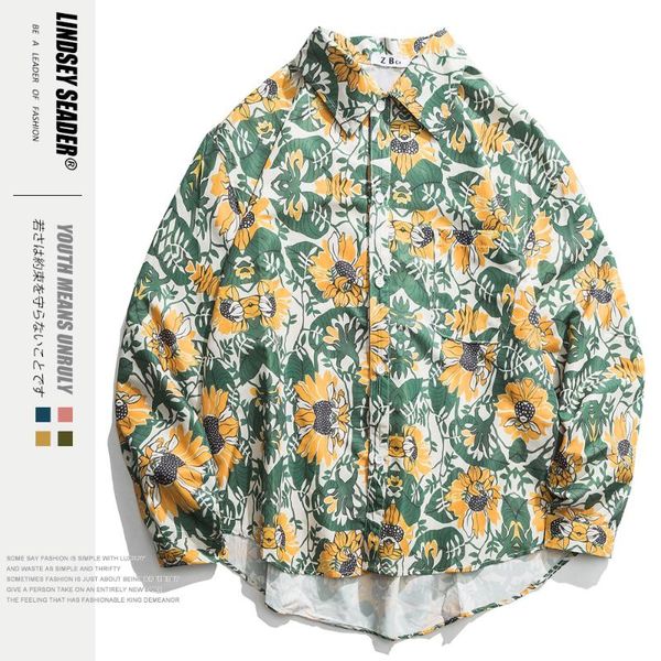 

mens solid irregular lower hem fashion shirt hip hop loose shirts vintage harajuku long sleeve casual streetwear autumn outwear, White;black