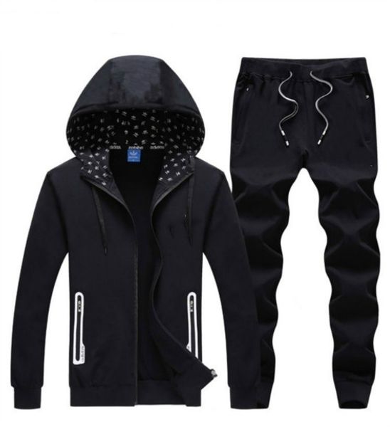 

adidas adidas мужчины спортивная толстовка и кофты черный белый осень зима jogger спортивные костюм мужские костюмы sweat костюмы set plus s, Gray