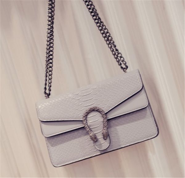 

designer handbags snake leather embossed fashion women chain crossbody bag designer messenger bags shoulder bag newset 7