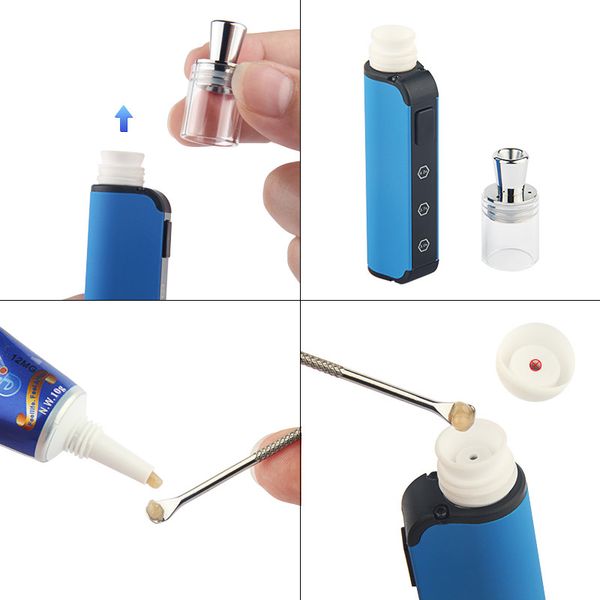 

vapor authentic pen vape variable voltage dry herb ky33 wax preheat pen 450mah starter kits e cigs cigarette vaporizer 2pcs waxy vapor aafq