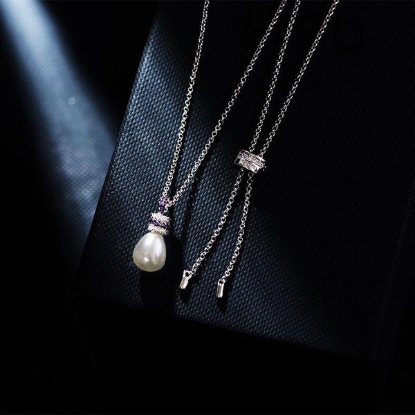 

pearl necklace bracelet earrings iced out chains jewelry necklace mens 14k gold chains rings cuban link chain 2020 new, Silver