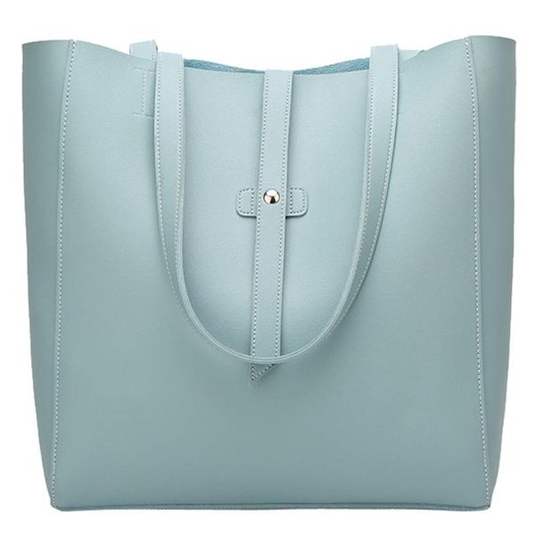 

women leather handbags lady large tote bag female pu shoulder bags bolsas femininas sac a main black pink blue red brown o12