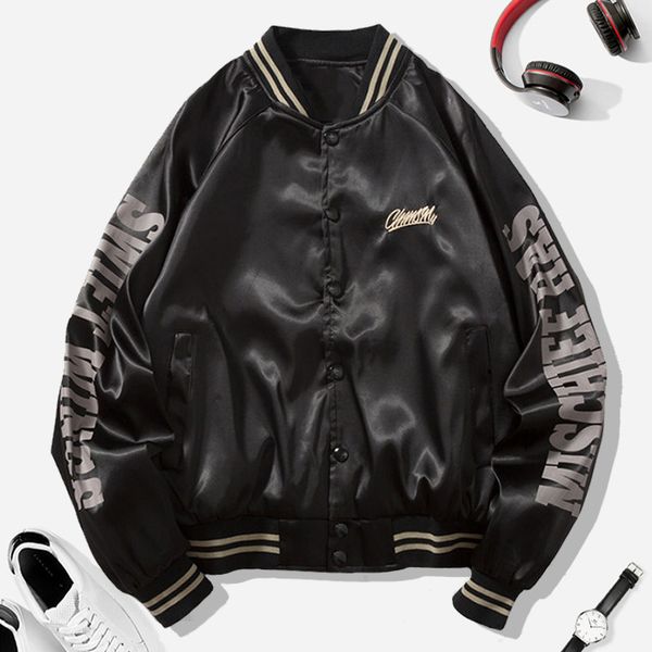 

luxury fashion style autumn model large men's casual jacket fat add fat hip-hop bomber jacket, Black;brown