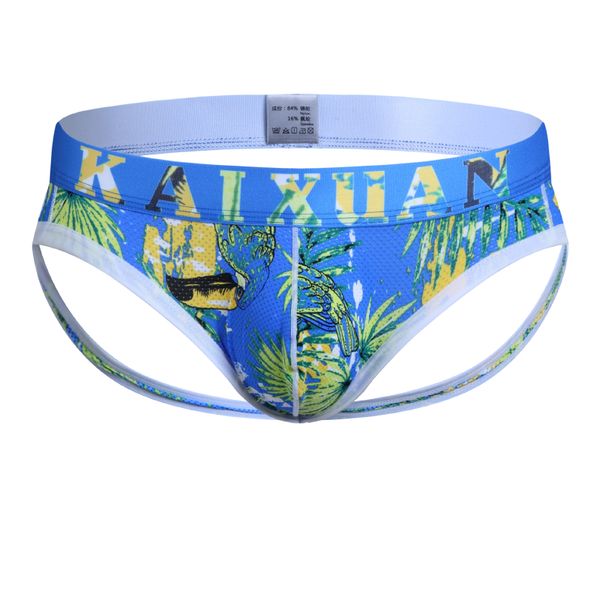 

gay underwear men print thongs g-string man ice silk mesh hole low-rise panties u convex pouch t-panties breathable cueca underpants, Black;brown