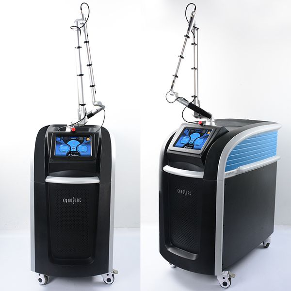 

2019 new pico laser vertical q switch nd yag laser removal scars laser tattoo remove picosecond machine picosure beauty equipment, Black