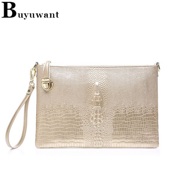 

split cowhide wristlets bag leather gold female handbag odile pattern shoulder large capacity cowhide handbag