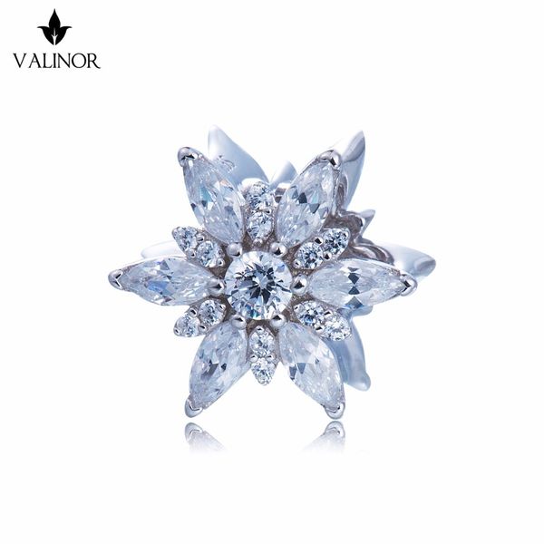 

snow 925 sterling silver beads charms fit bracelets never change color ddbj271, Golden;white