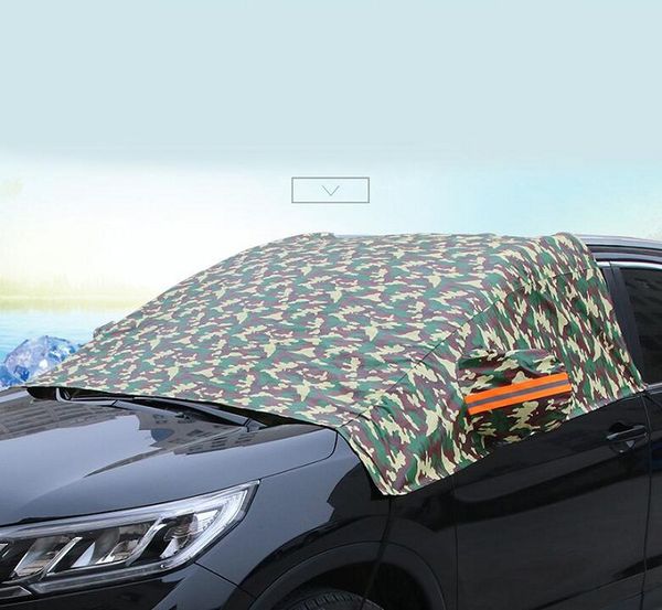 

automobile camouflage car window cover sunshade snow covers reflective foil for all car windshield prevent frost/mist anti-uv
