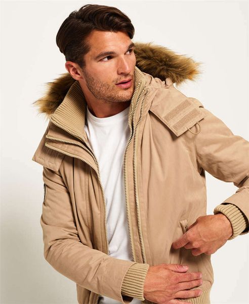 

mens parka fur hood autumn winter windbreaker thick brand jacket drying drying fashion male outwear mens designer jackets eur, Black;brown