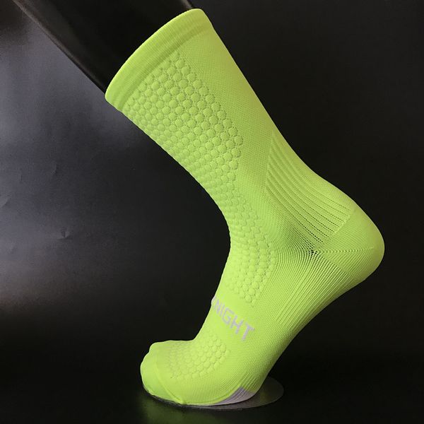 

men sport socks bicycle cycling socks running outdoor compression calcetines ciclismo, Black