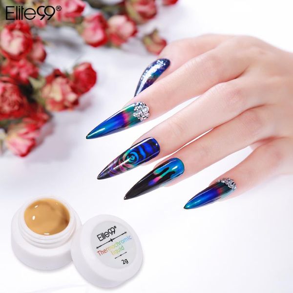

elite99 термохромового liquid изменение цвета гель лак для ногтей soak off uv gel лак semi постоянного nail art маникюр лак, Red;pink