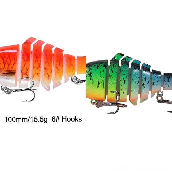 

efbzo fishing luya sawtooth t material fish bait 10cm * 15.5g artificial soft soft pvc tail translucent bionic bait