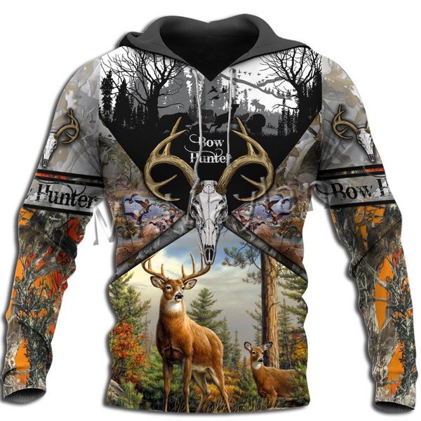 

3d печать мода животных deer лук красочные мужчины / женщины отдыха tracksuit толстовки / zipper / толстовки куртки топы s-98, Black