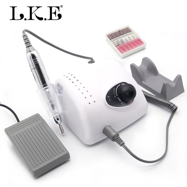 

lke 35000-20000rpm electric nail drill bits set manicure machine mill for pedicure accessory strong apparatus handle manicure