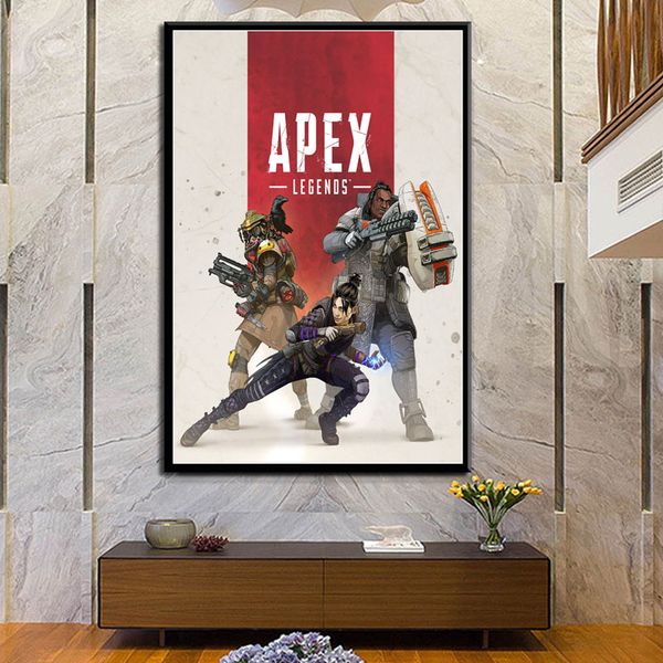 

p127 apex legends video game art painting silk canvas poster wall home decor