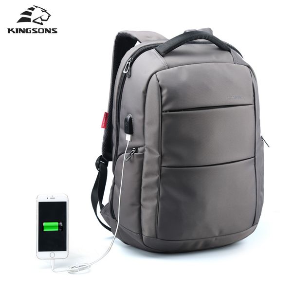 

kingsons external charging usb function lapbackpack anti-theft man business dayback women travel bag 15.6 inch