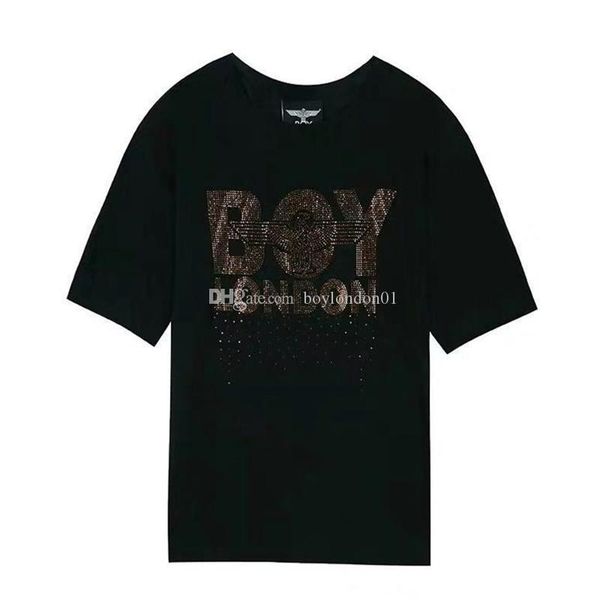 

2019 boy london mens designer t shirt men women casual by short sleeves fashion designer boy london men hip hop tees, White;black