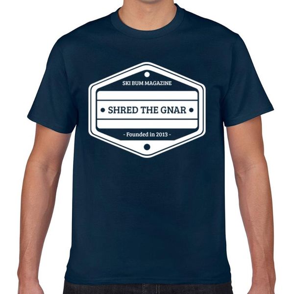 

t shirt men shred the gnar casual black print male tshirt, White;black