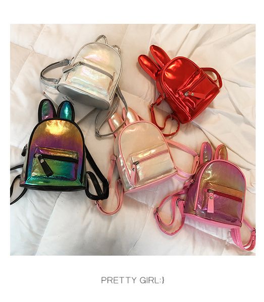 

noenname- 2019 new kids boys and girls school bag ears mini backpack travel rucksack shoulder bag handbag