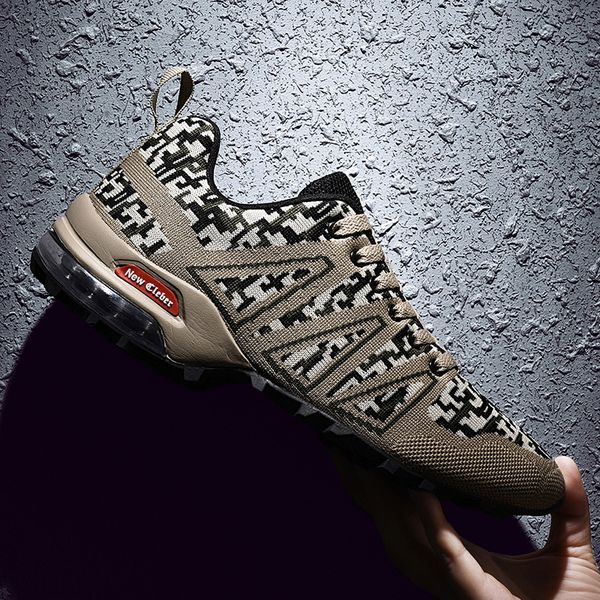 

2020-68 men's sneakers new fashion hard-wearing weave flat male casual shoes lace up letter footwear size 39-47, Black