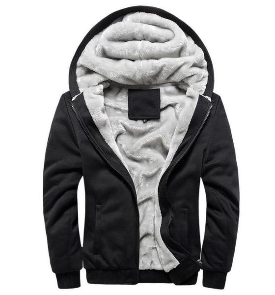 

mens sport coat warm jacket vintage thickening fleece jacket autumn winter male slim fitness jogger with high quality, White;black