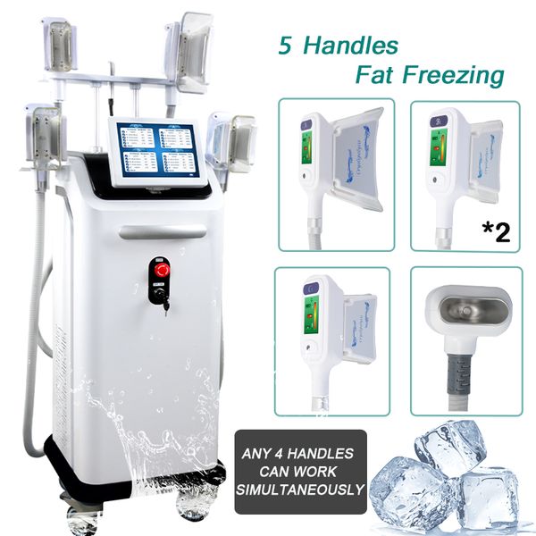 

cryolipolysis ing slimming machine 5 cryo handles cryotherapy fat reduction cyro machines weight loss