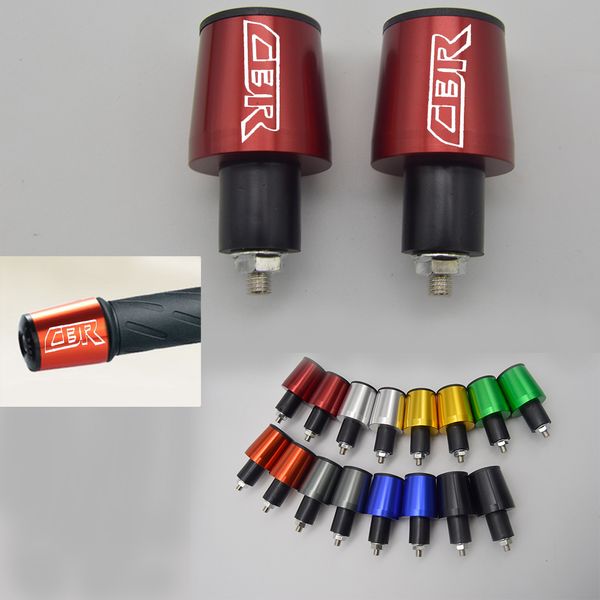 

cnc 22mm handlebar grips handle bar cap end plugs for cbr250r cbr300r/cb300f/fa cbr600f cbr650f cbr954rr cb190r with logo