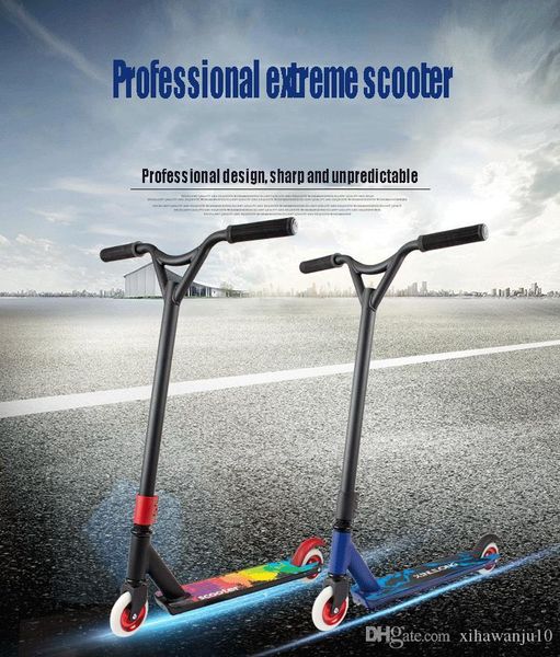 

pro stunt scooter freestyle street surfing kick scooter trick skatepark bmx handlebars профессиональный экстремальный спортивный скутер