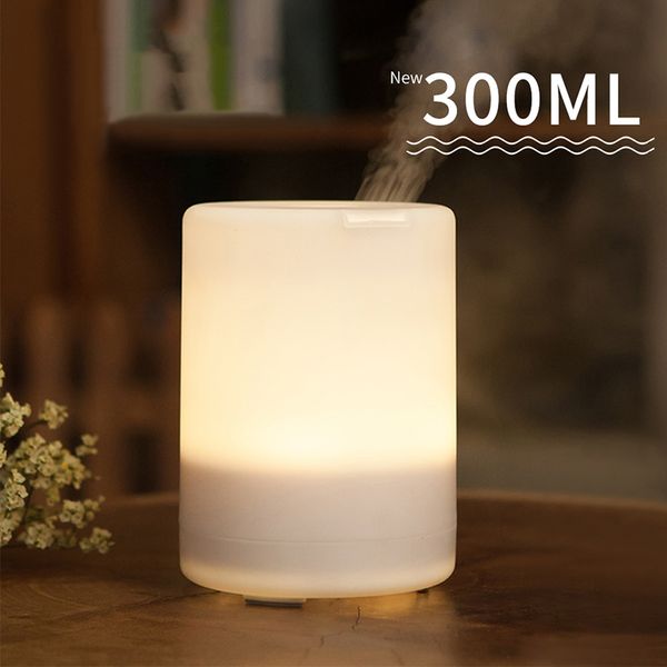 

300ml Aroma Essential Oil Diffuser,Ultrasonic Air Humidifier 8-9 HOURS Continuous Diffusing - 7 Color Changing 4 Timer Settings
