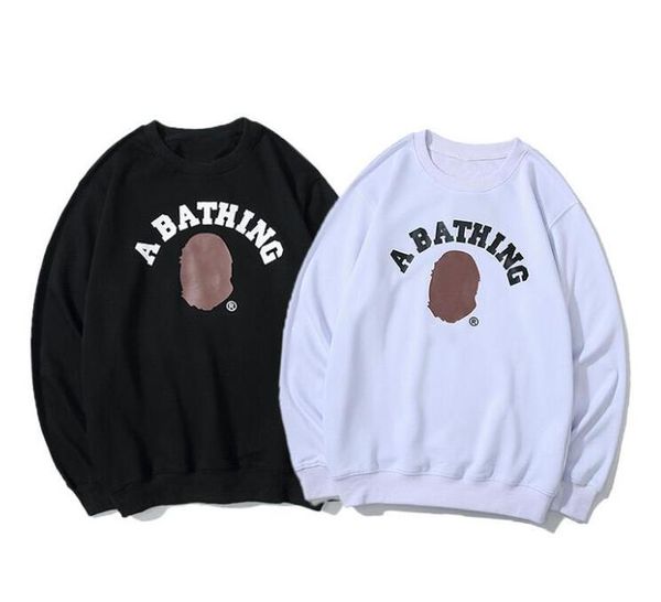 

роскошная толстовки для женщин мужские толстовки с буквами animals новый бренд толстовки черный белый пуловеры мужские куртки hoodie m-xxl, Black