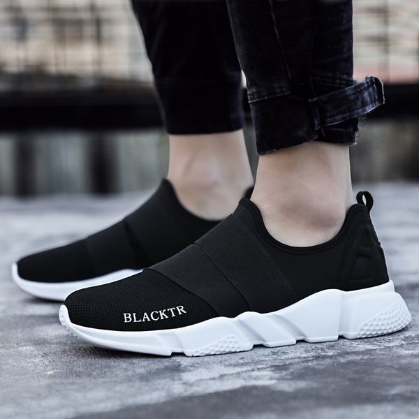 

women walking shoes breathable comfort air mesh gym running lightweight flat elasticity knit basket homme sneakers buty sportowe