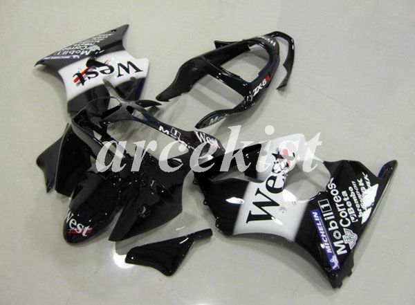 

motorcycle new abs injection mold full fairings kit fit for kawasaki ninja zx-6r 2000 2001 2002 636 zx6r bodywork set black white light
