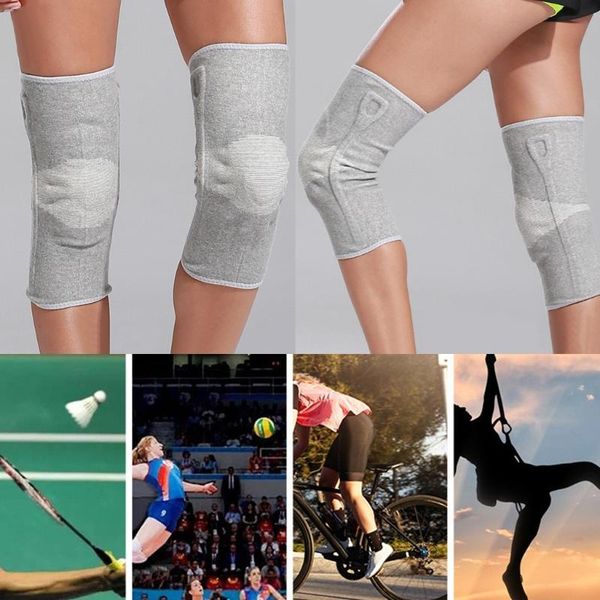 

1 pcs knee warm support brace tom's hug leg arthritis sleeve elasticated bandage knee pad charcoal knitted elbow kneepad, Black;gray