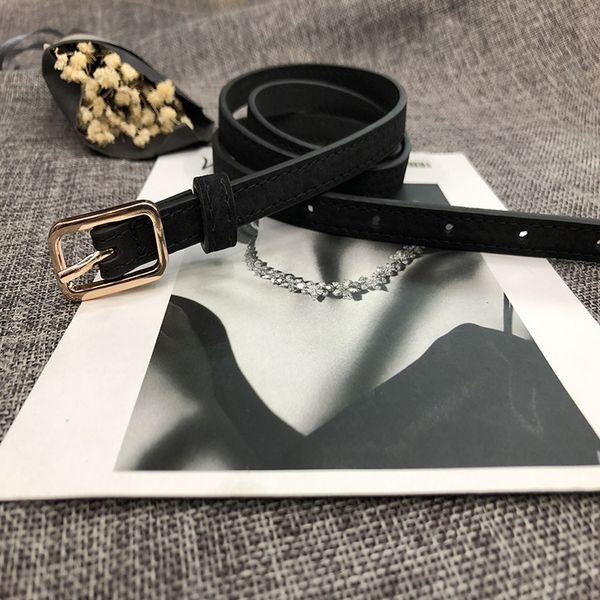 

2020 all-match imitation leather thin 2020 all-match jeans dress dress jeans belt imitation leather thin belt, Black;brown