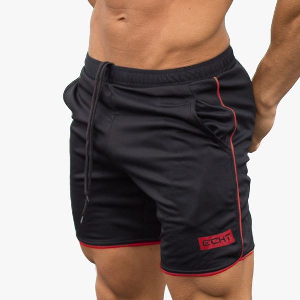 Summer mens gym fitness shorts Bodybuilding jogging workout male 2017 Brand short pants Knee Length Breathable Mesh Sweatpants