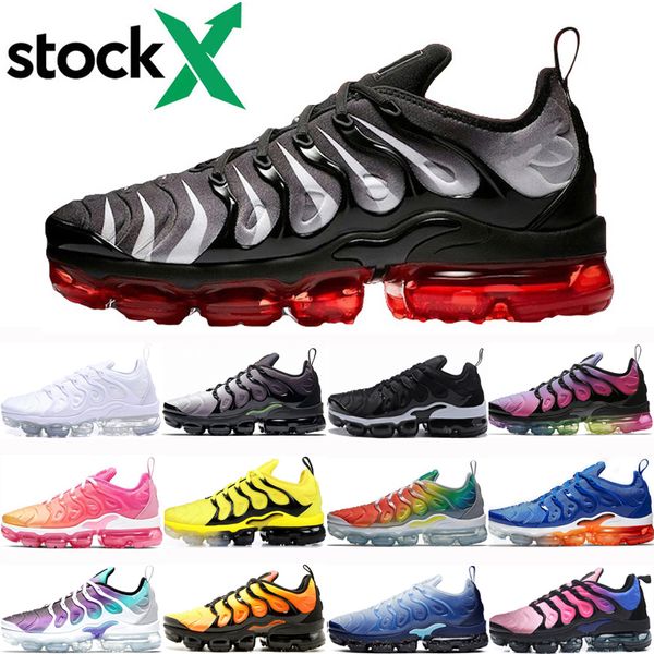 

nike air vapormax vapor vapors tn shoes новых людей женщин кроссовки тройной белый черный красный shark tooth laser orange вольта сша psychi